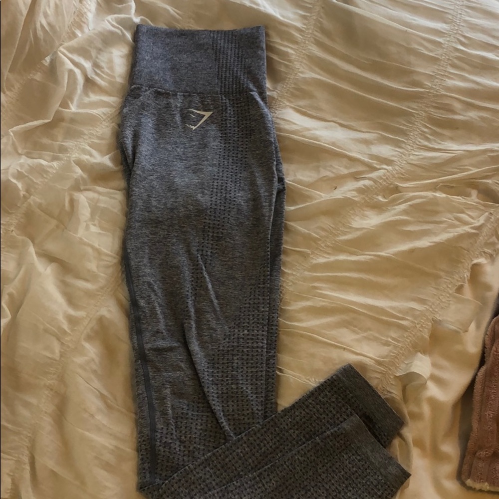 gymshark gray leggings!!